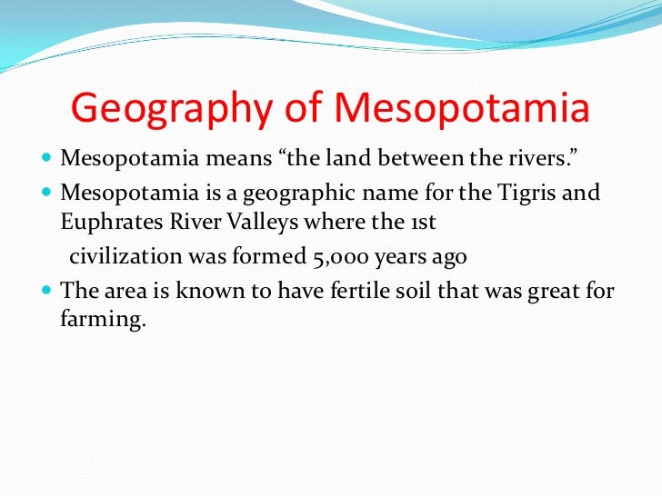 Mesopotamia