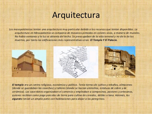 Resultado de imagen de arquitectura mesopotamica