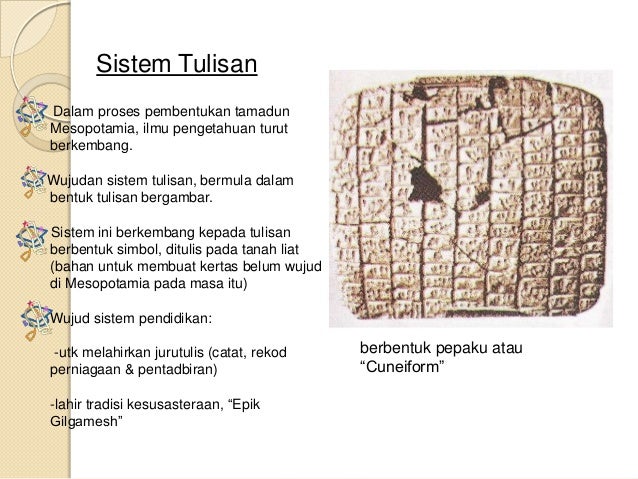 TITAS Tamadun Mesopotamia TITAS Tamadun Mesopotamia