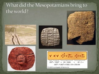 Mesopotamia - A Brief Summary