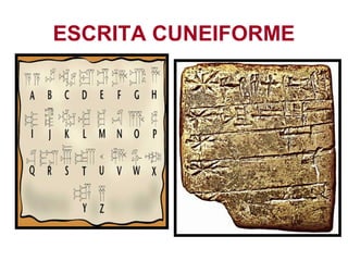 ESCRITA CUNEIFORME
 