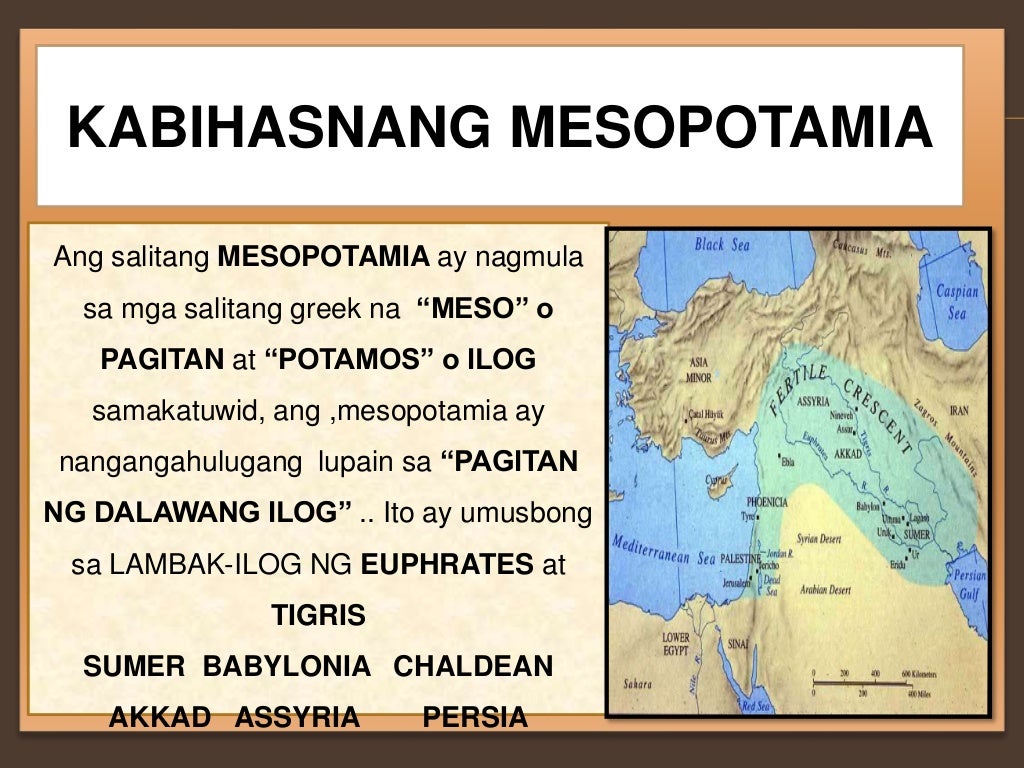 kabihasnang Mesopotamia