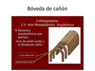 Bóveda de cañón
 