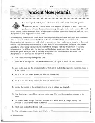 Mesopotamia booklet | PDF