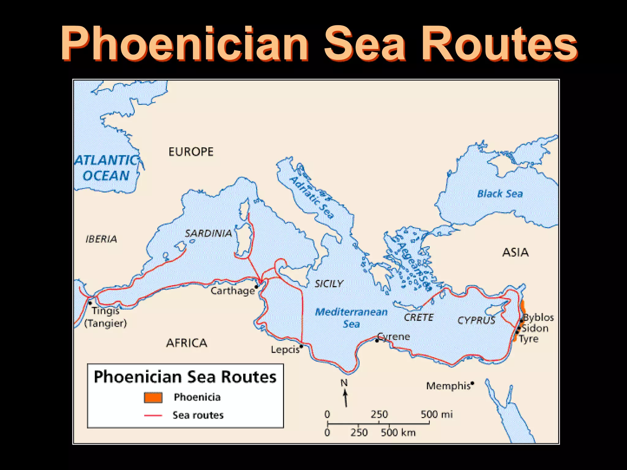 Phoenician Sea Routes
 