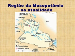 Região da Mesopotâmia  na atualidade 