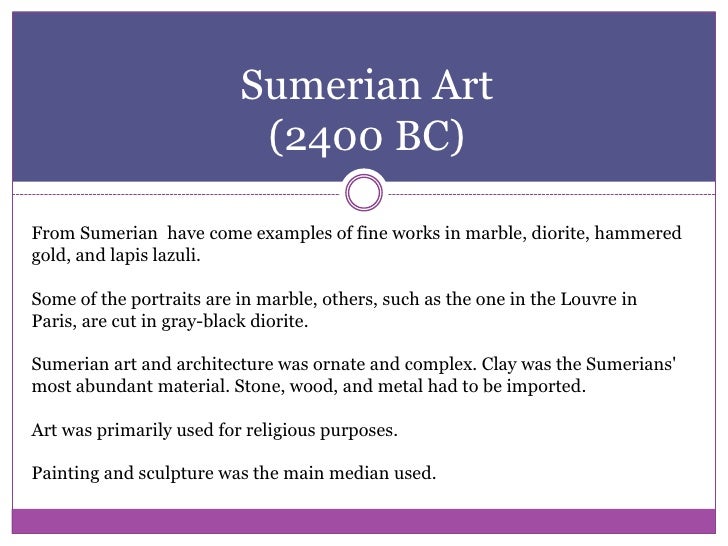 mesopotamian arts