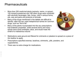 Mesopotamian medicine Slide 29