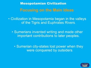 Mesopotamian Civilization,sumer,akkadian,Babylonian ppt.ppt