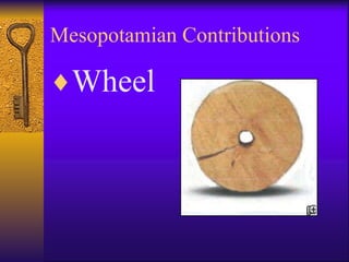 Mesopotamian Contributions Wheel 
