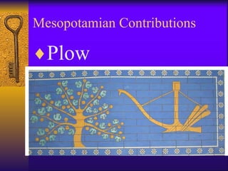 Mesopotamian Contributions Plow 