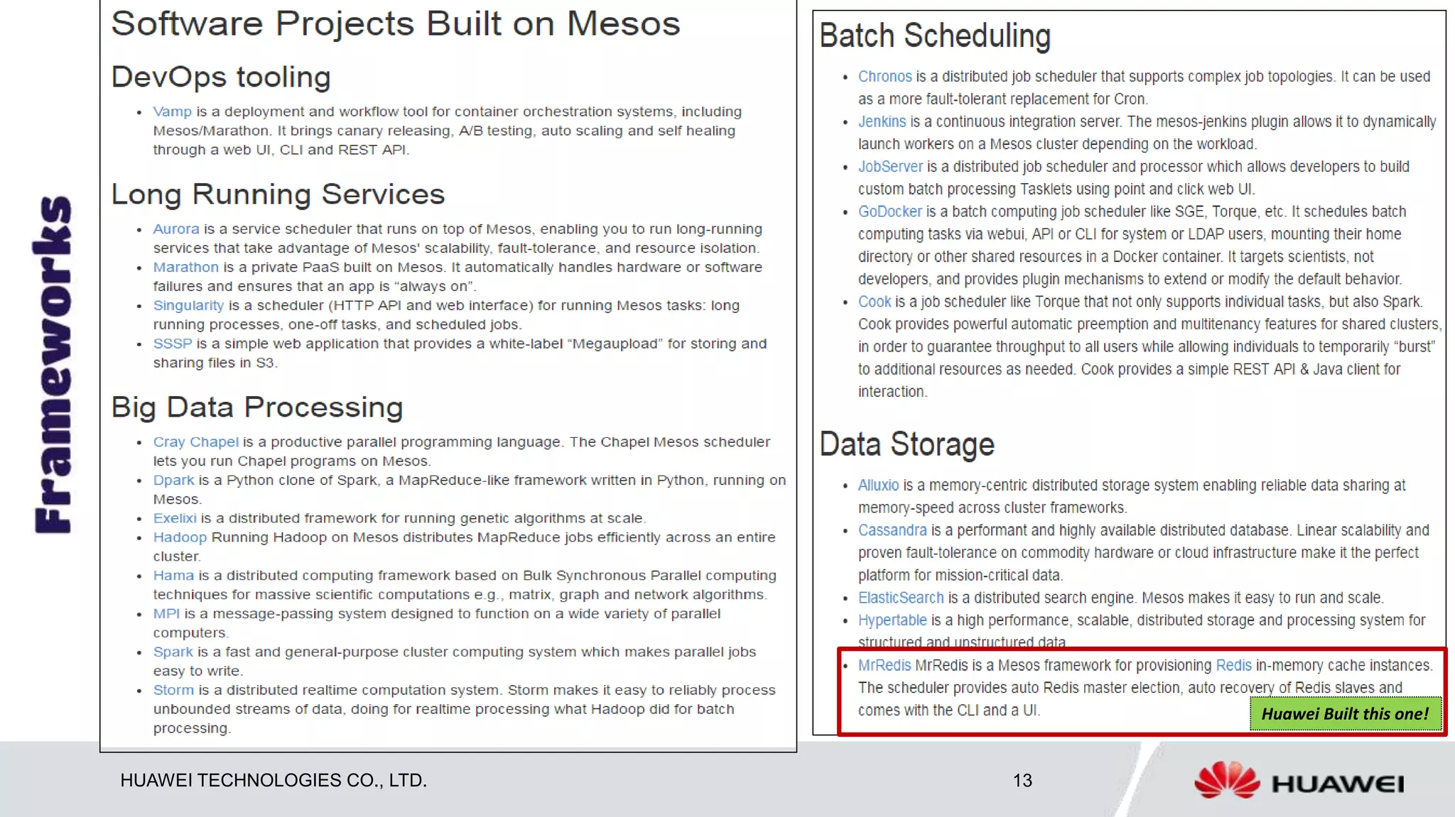 HUAWEI TECHNOLOGIES CO., LTD. 13
Huawei Built this one!
 