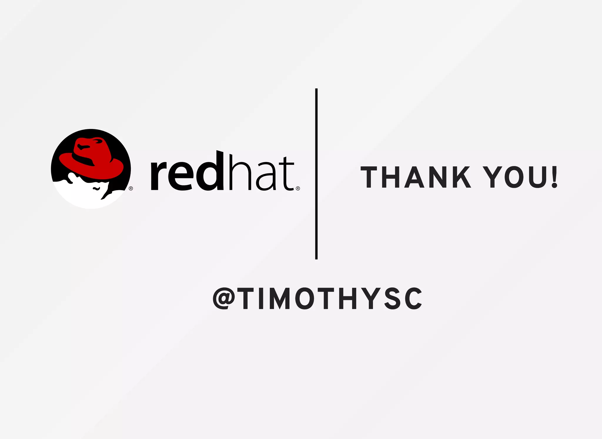 THANK YOU!THANK YOU!
@TIMOTHYSC@TIMOTHYSC
 