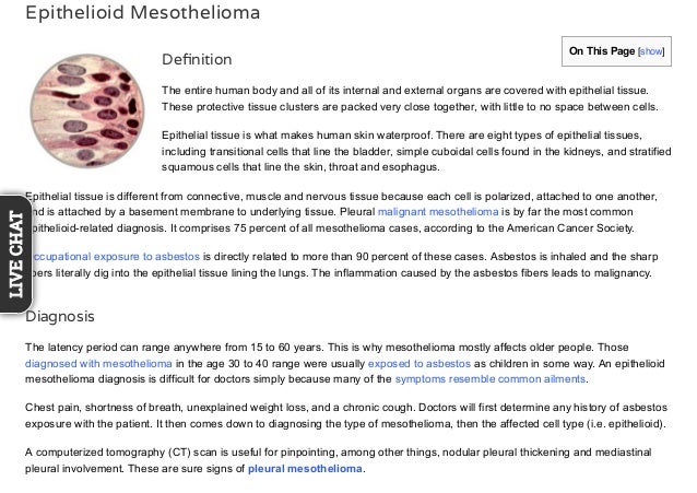 mesothelioma tumor suppressor