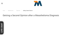 Home / Mesothelioma / Diagnosis / Getting a Second Opinion
Getting a Second Opinion after a Mesothelioma Diagnosis
LIVECHAT
 