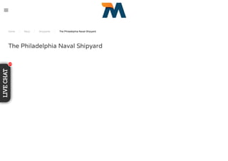 Home / Navy / Shipyards / The Philadelphia Naval Shipyard
The Philadelphia Naval Shipyard
LIVECHAT
1111111111
 