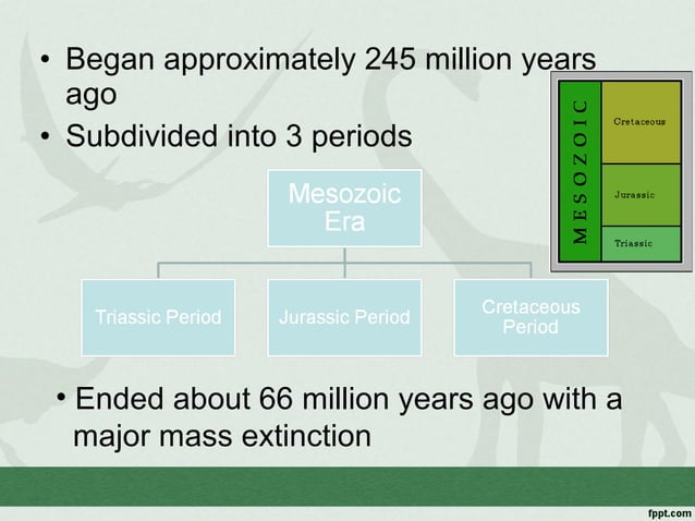 Mesozoic era | PPT | Geology | Science
