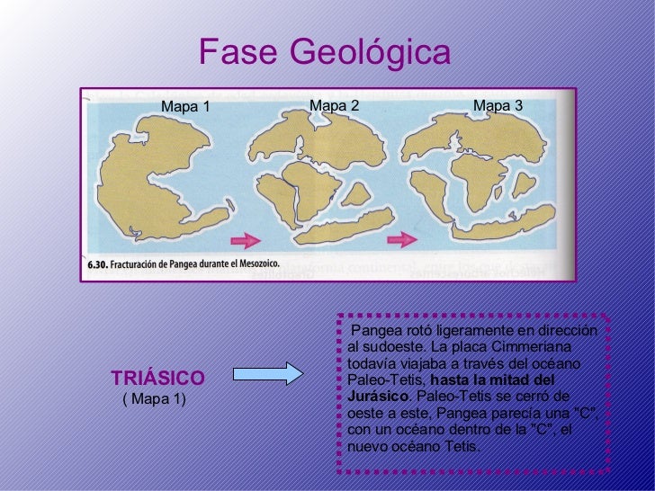 Resultado de imagen de fracturacion de pangea durante el mesozoico