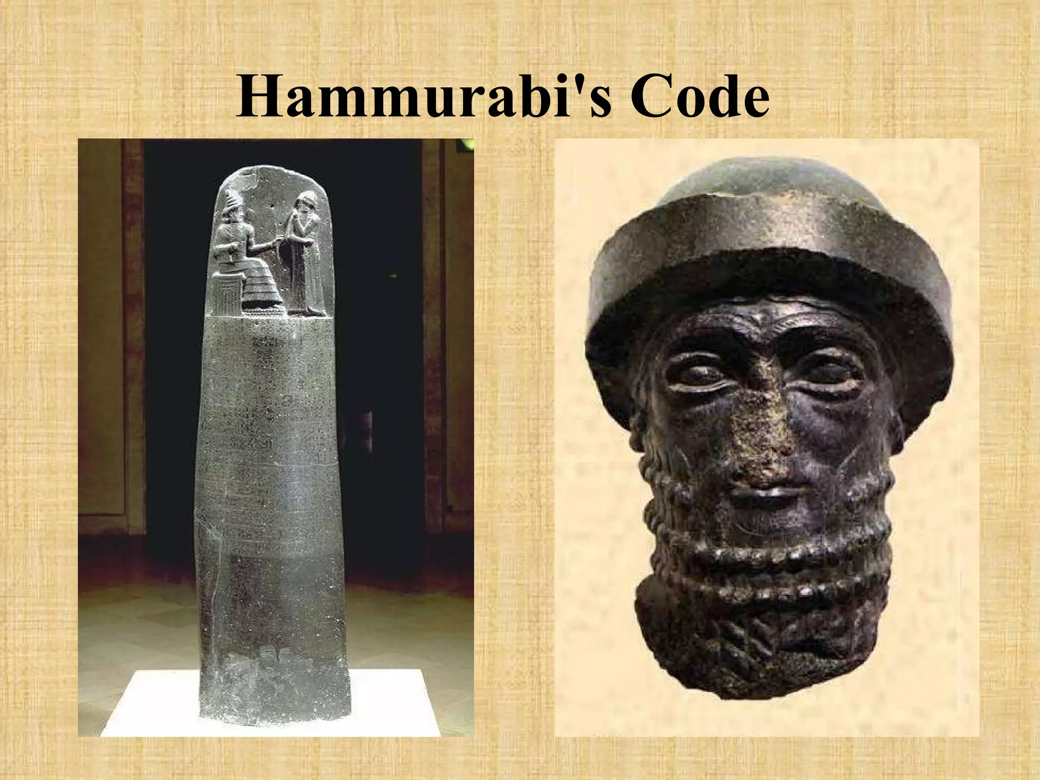 Hammurabi's Code 