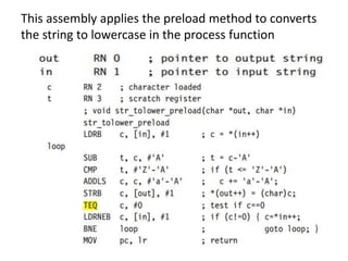 This assembly applies the preload method to converts
the string to lowercase in the process function
 