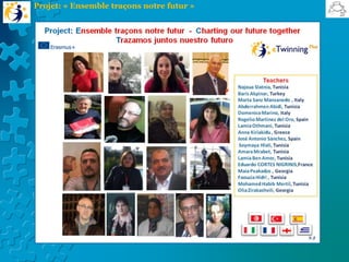 Projet: « Ensemble traçons notre futur »
 