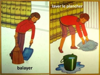 laver le plancher




balayer
 