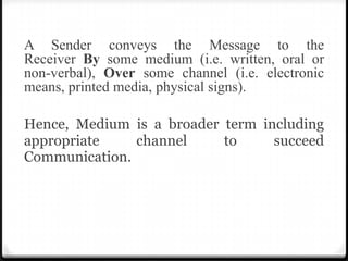 Message & medium | PPT