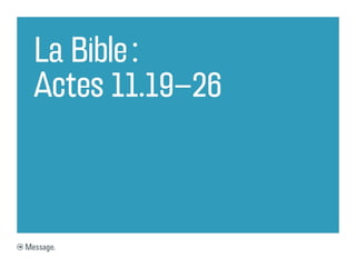 Message 16 septembre 2012 - Lausanne