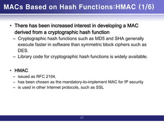 Message Authentication and Hash Function.pdf | Operating Systems ...