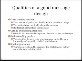 Message design concepts | PPTX
