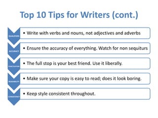 Examples Of Qualifiers In Writing Message development strategies in public relations (ii | PPTX