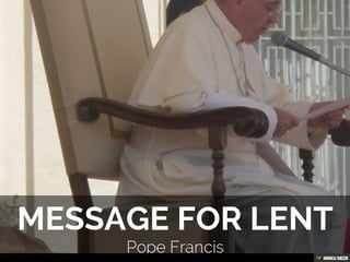 message for lent