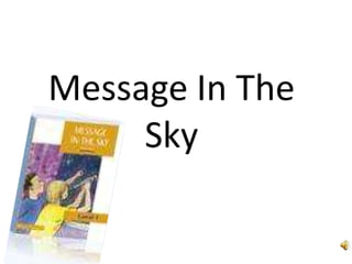 Message in the sky