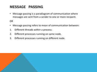 Message passing ( in computer science) | PPT