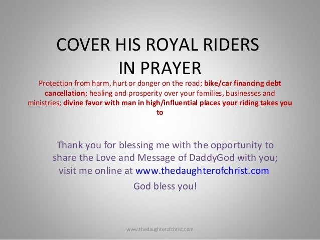 Motorcycle Bike Fest Inspirational Message: "His Royal Riders"
