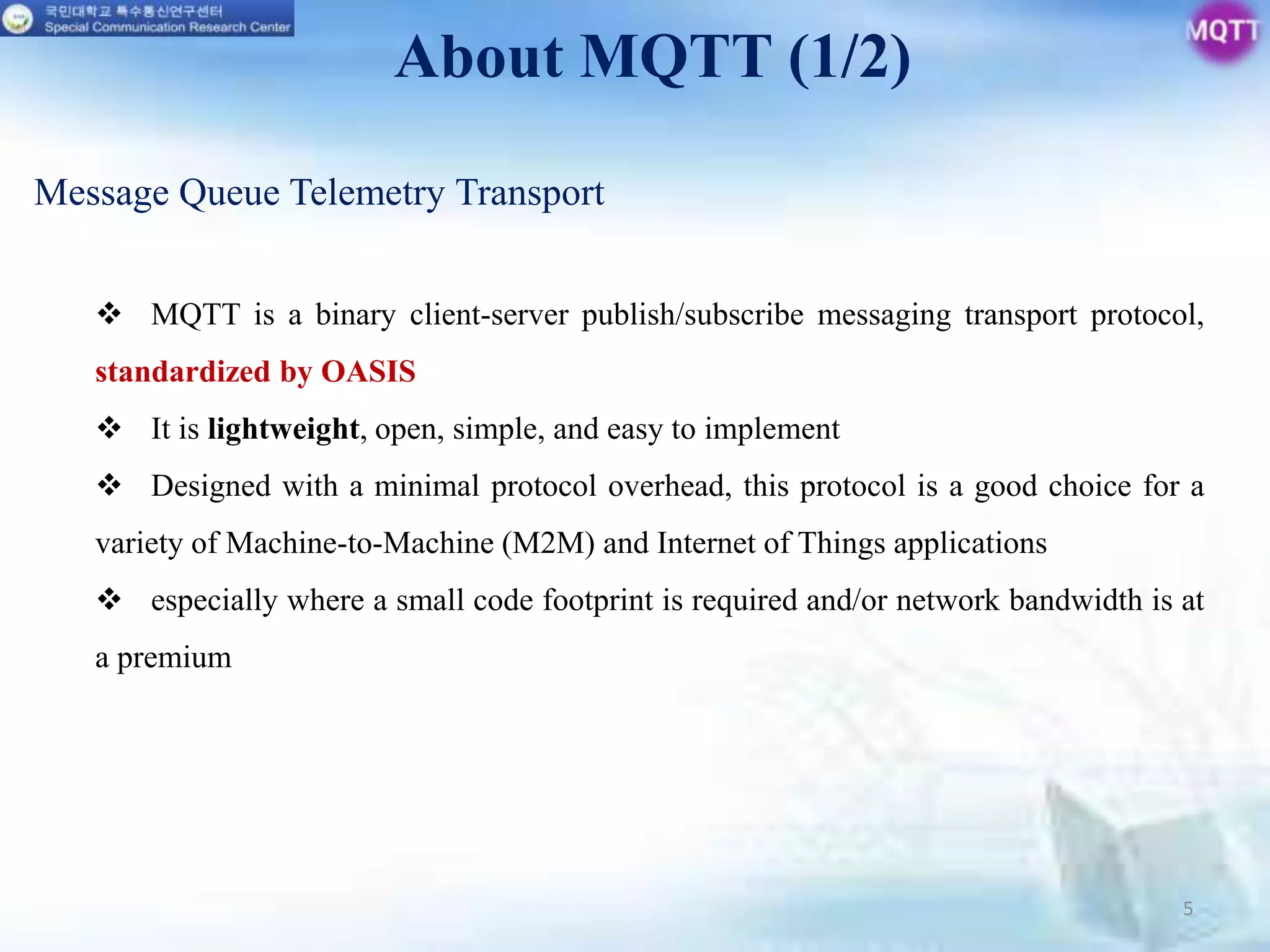 Message queuing telemetry transport (mqtt) launch | PPTX | Computer ...