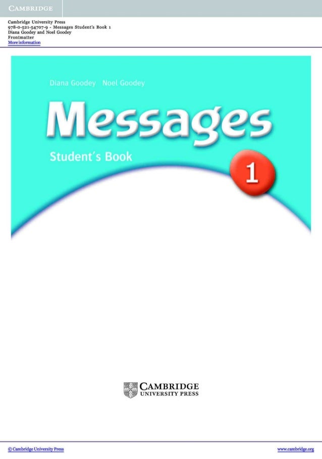 messages 1 student's book скачать