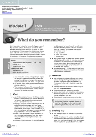 Messages 1 teacher's book