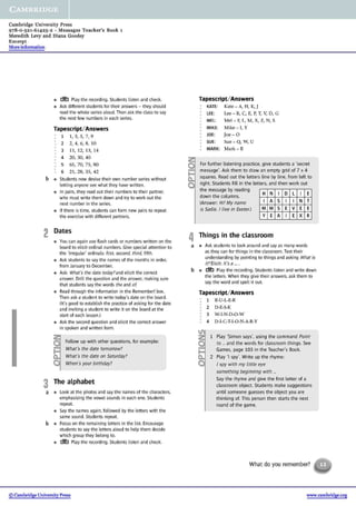 Messages 1 teacher's book