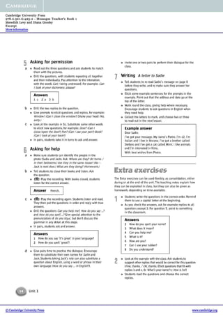 Messages 1 teacher's book