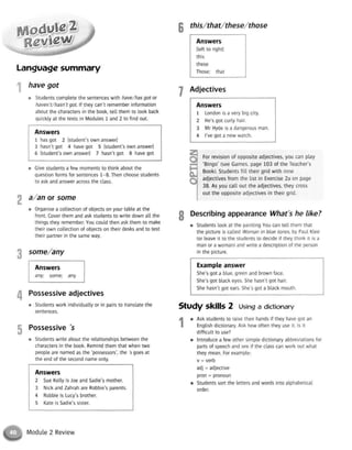 Messages 1 teacher's book