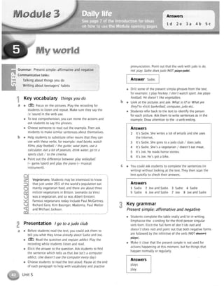 Messages 1 teacher's book