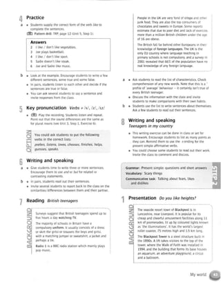 Messages 1 teacher's book