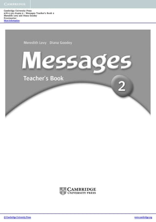 Messages 2 teacher's book