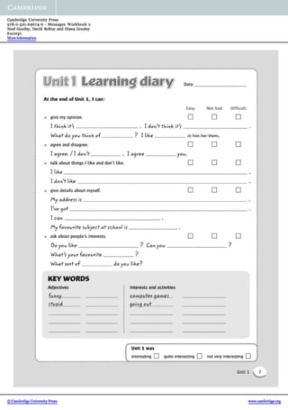 Messages 2 workbook | PDF