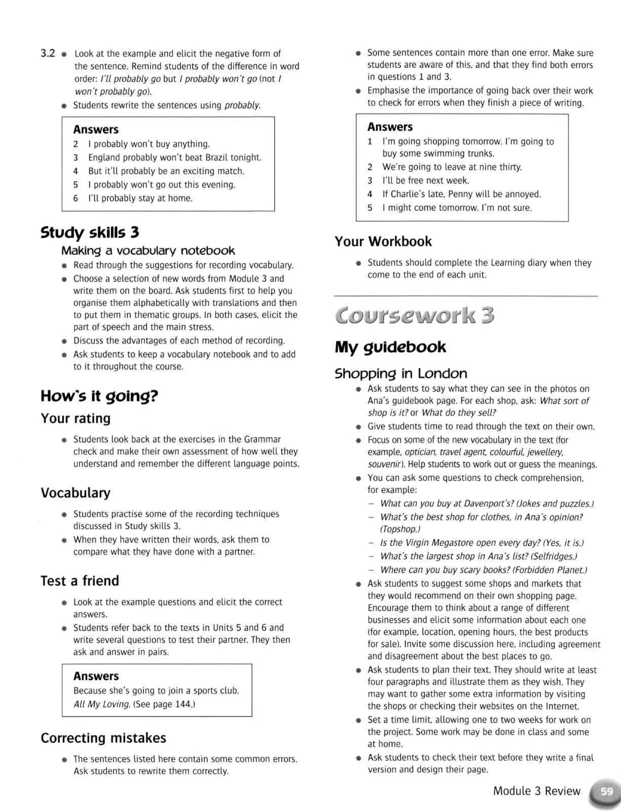 Messages 3 teacher's book