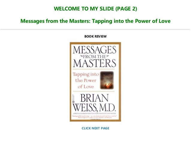 Download Pdf Messages From The Masters Tapping Into The Power Of