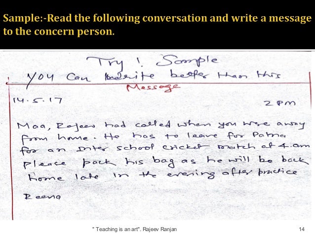 message writing tips and