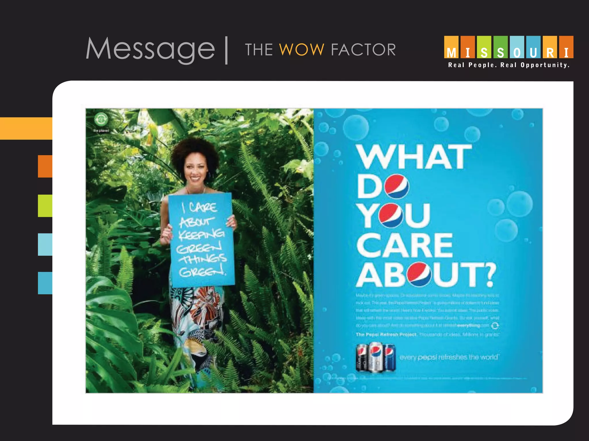 Message| the wow factor
 