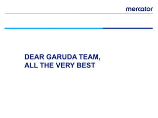 DEAR GARUDA TEAM,
ALL THE VERY BEST
 